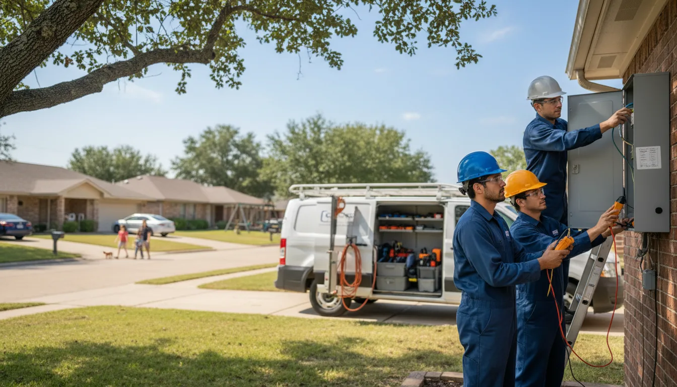 Certified electrician providing emergency electrical services in Lenore, WV